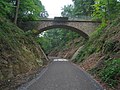 Neuer Radweg auf der Strecke der Burgholzbahn (Brücke an der Kaisereiche)