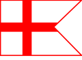 Royal standard of Ramiro I of Asturias, featuring the Cross of Saint James