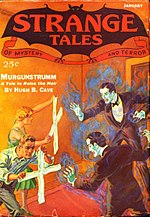 Strange Tales of Mystery and Terror cover for January 1933