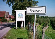 Willkommensschild Altes Land, Francop