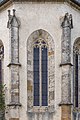 English: Gothic tracery window at the apse Deutsch: Gotisches Maßwerkfenster an der Apsis