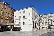 The Pjaca city square in Split