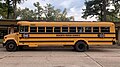 Ouachita Parish Schools school bus at Swartz Elementary