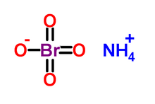 Ammonium cation and perchlorate anion