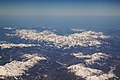 Alpes de Berchtesgaden vistos de uma altura de 10 mil metros.