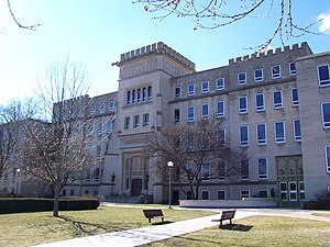 Bradley Hall, l'un des plus anciens bâtiments de l'université.