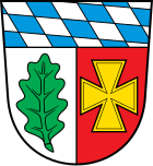 Wappe vom Landkreis Aichach-Friedberg