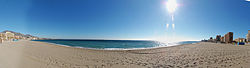 Beach in Fuengirola, Spain