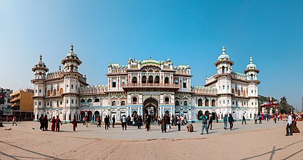 Fish-eyew of Janaki Temple (4th Place in WLM 2019 in Nepal)