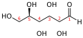 La forma oberta de la D-glucosa