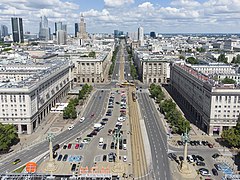 Śródmieście, the central district of Warsaw, houses the most important state and municipal institutions and most tourist attractions.