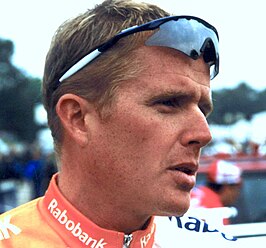 Rolf Sørensen als renner van Rabobank in 1998