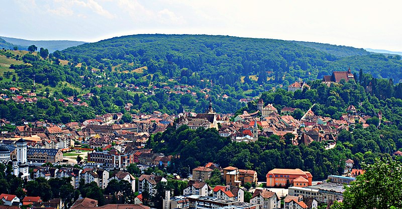 File:Sighisoara - Cetatea Vedere Generala.jpg