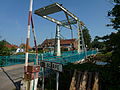 The bascule bridge on the Scarpe