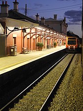 Endeavour railcar set ready to depart Moss Vale Station