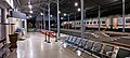 Bangil stations platform to the east (Pasuruan/Malang) at night