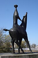 Ruiter te paard (1960), Den Haag