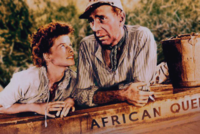 Humphrey Bogart and Katharine Hepburn in The African Queen, 1951