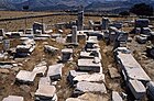 Remains of the temple and basilica before reconstruction (1988)