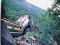 El 15.2196 og 2193 etter kollisjonen ved Straumsnes i juli 1969. Foto: Ukjent.