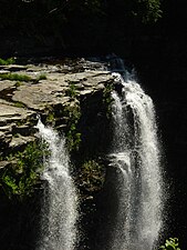 The Salmon River Falls, as viewed from an overlook