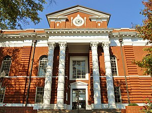 Talladega County Courthouse in Talladega, gelistet im NRHP