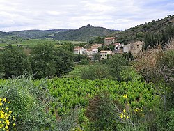 Skyline of Villeneuve-les-Corbières