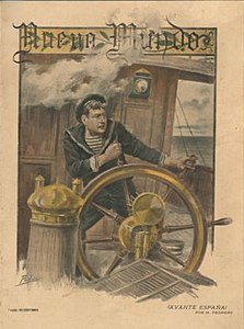 « Avante España », Nuevo Mundo du 20 avril 1898.