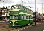 Doppelstocktriebwagen in Blackpool