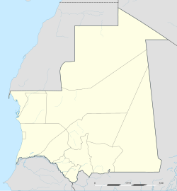 Noukachott trên bản đồ Mauritanie