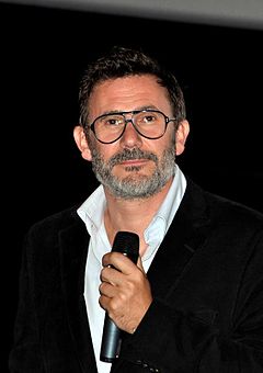 Michel Hazanavicius dum la premiero de The Artist en Parizo (2011)