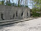 Holocaust-Mahnmal des Berliner Senats Aufgang zum Güterbahnhof und zum Mahnmal der Deutschen Bahn „Gleis 17“ der Deutschen Bahn