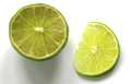 Half lime and slice