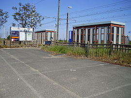 The railway station in Monnerville