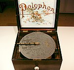 Plåtskivespeldosa från Polyphon