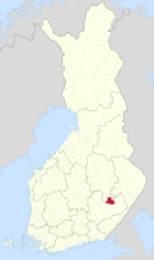 Lage von Rantasalmi in Finnland