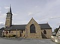 Vue méridionale de l'église Saint-Médard.