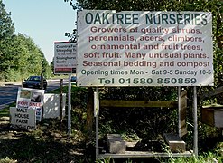 Signs on A268 near Sandhurst, Kent - geograph.org.uk - 3144015.jpg