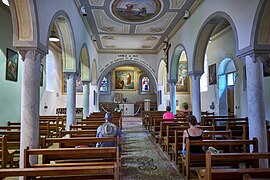 Intérieur de l'église.