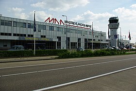 Aérogate de l'aéroport de Maastricht-Aix-la-Chapelle.