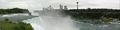 Wide panorama of Niagara