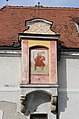 Erker mit Christophorusbild am Haus Haratzmüllerstraße 47