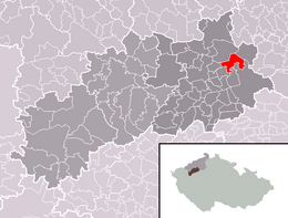 Počedělice – Mappa