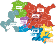Réseaux de transports Aix-Marseille-Provence