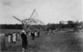 Wreckage of British airship R101