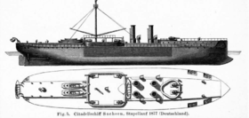 Image illustrative de l'article Classe Sachsen (1877)