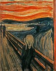 The Scream. 1893. Oil, tempera, and pastel on cardboard. Nasjonalgalleriet, Oslo