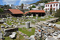 The ruins of the Mausoleum at Halicarnassus.