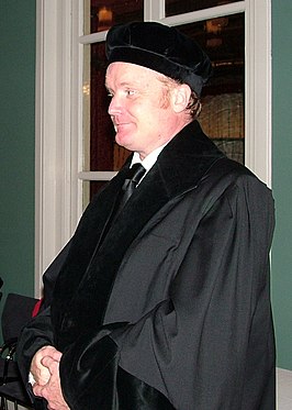 Marc van Oostendorp in het Academiegebouw, Universiteit Leiden 2008.