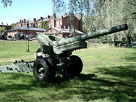 M-10 in het artillerie museum van Finland